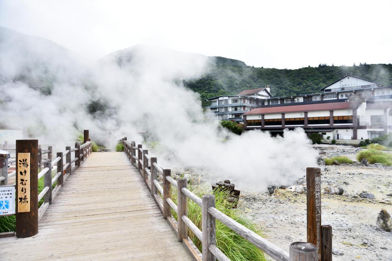 Yumoto Hotel Unzen Bagian luar foto